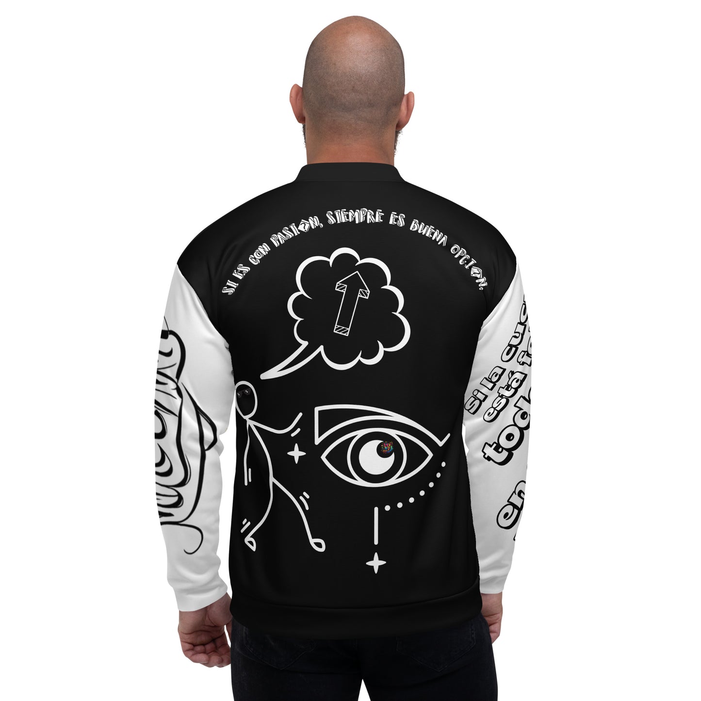 Chaqueta bomber all over unisex