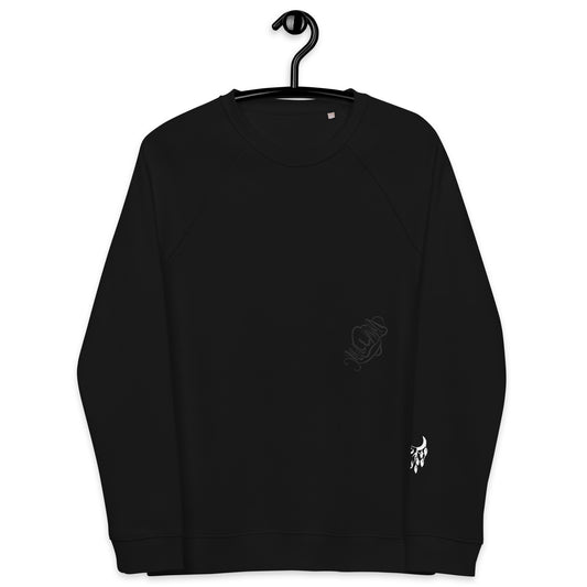 Sudadera orgánica raglán