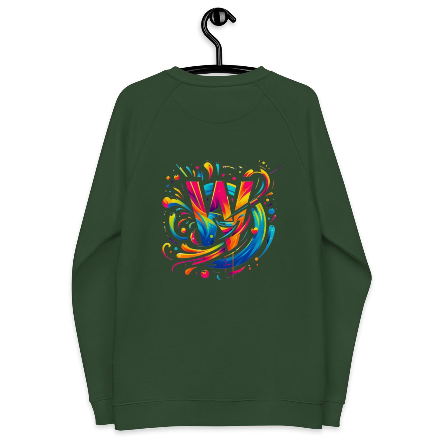 Sudadera orgánica raglán