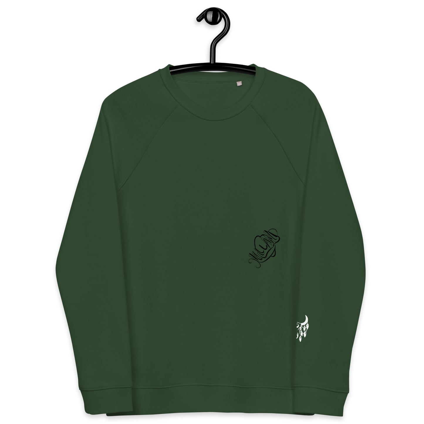 Sudadera orgánica raglán