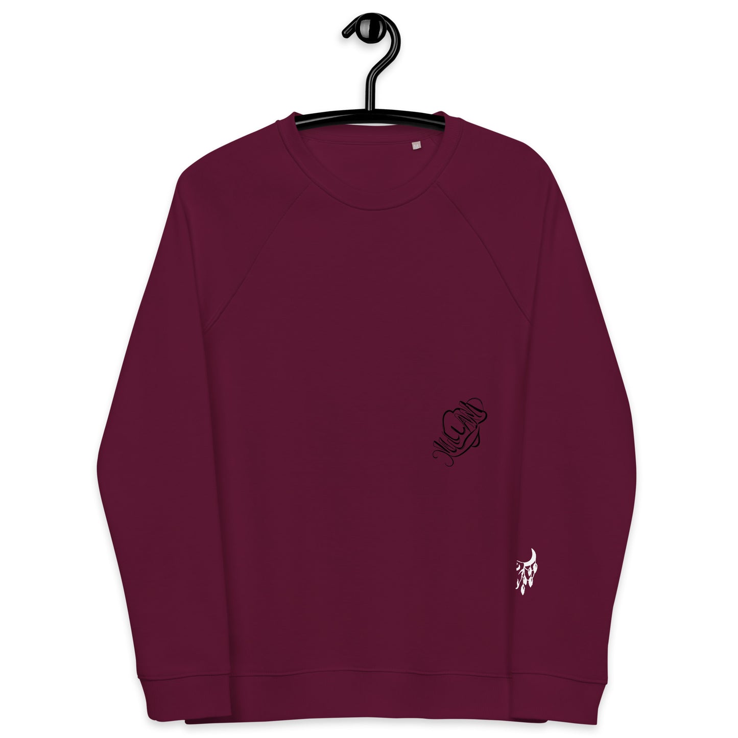 Sudadera orgánica raglán